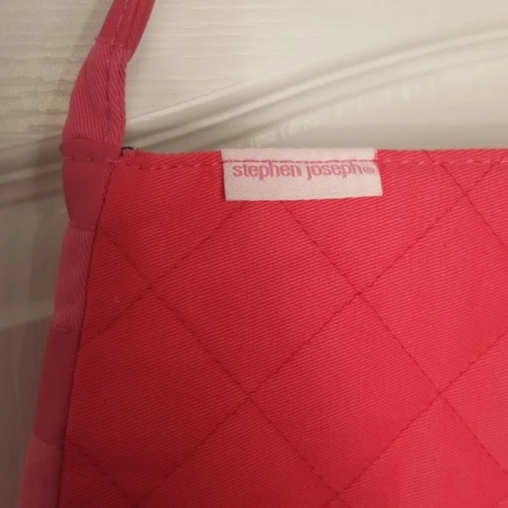 Stephen Joseph Quilted Pink Purse ELSA Butterfly